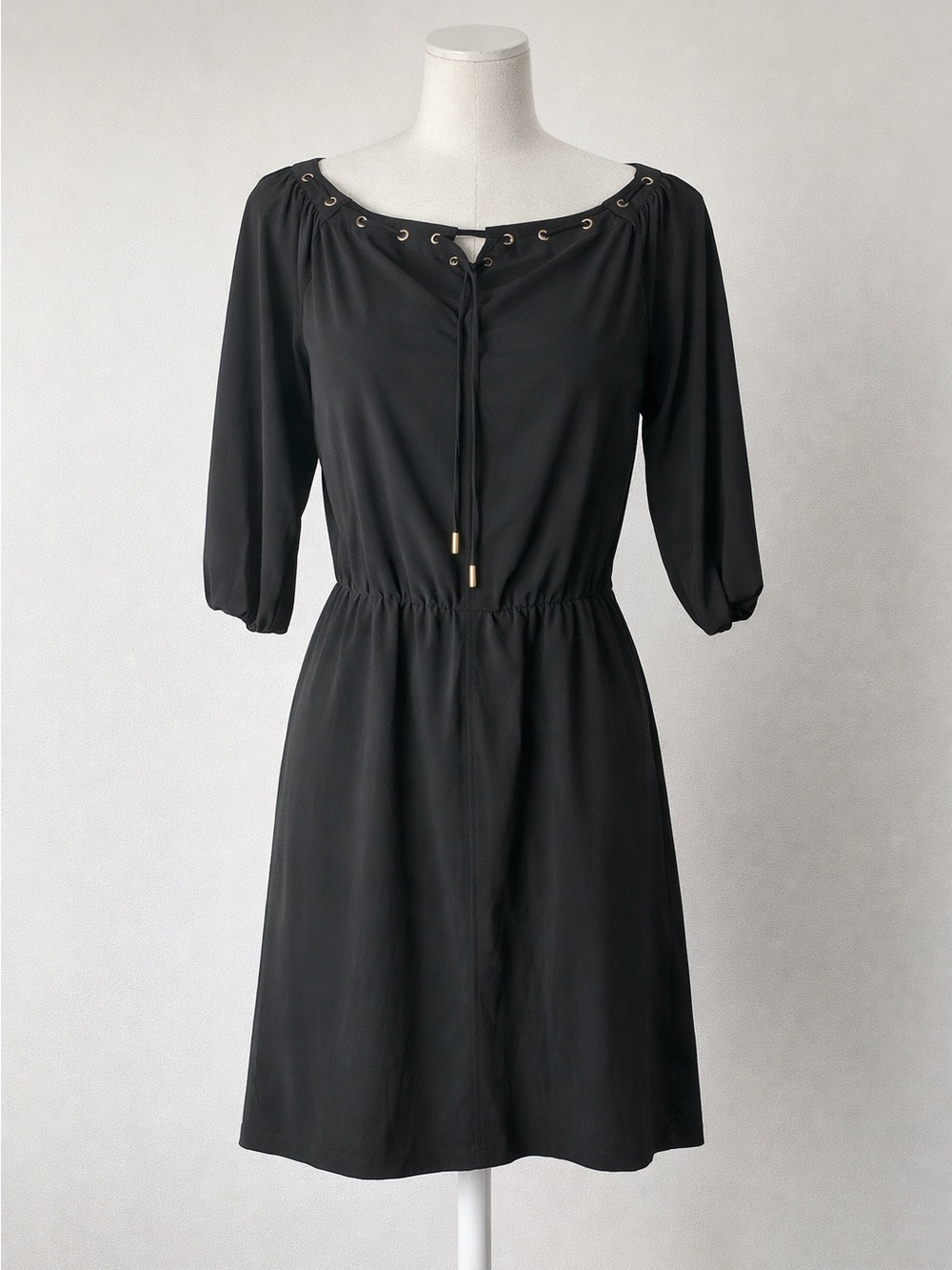White House Black Market Goth Grunge Comfy Black Dress indie sleaze XS